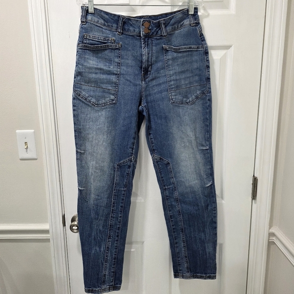 Anthropologie Pilcro & The Letterpress Utility High Rise Slim Jeans, Size: 29 - Picture 3 of 10